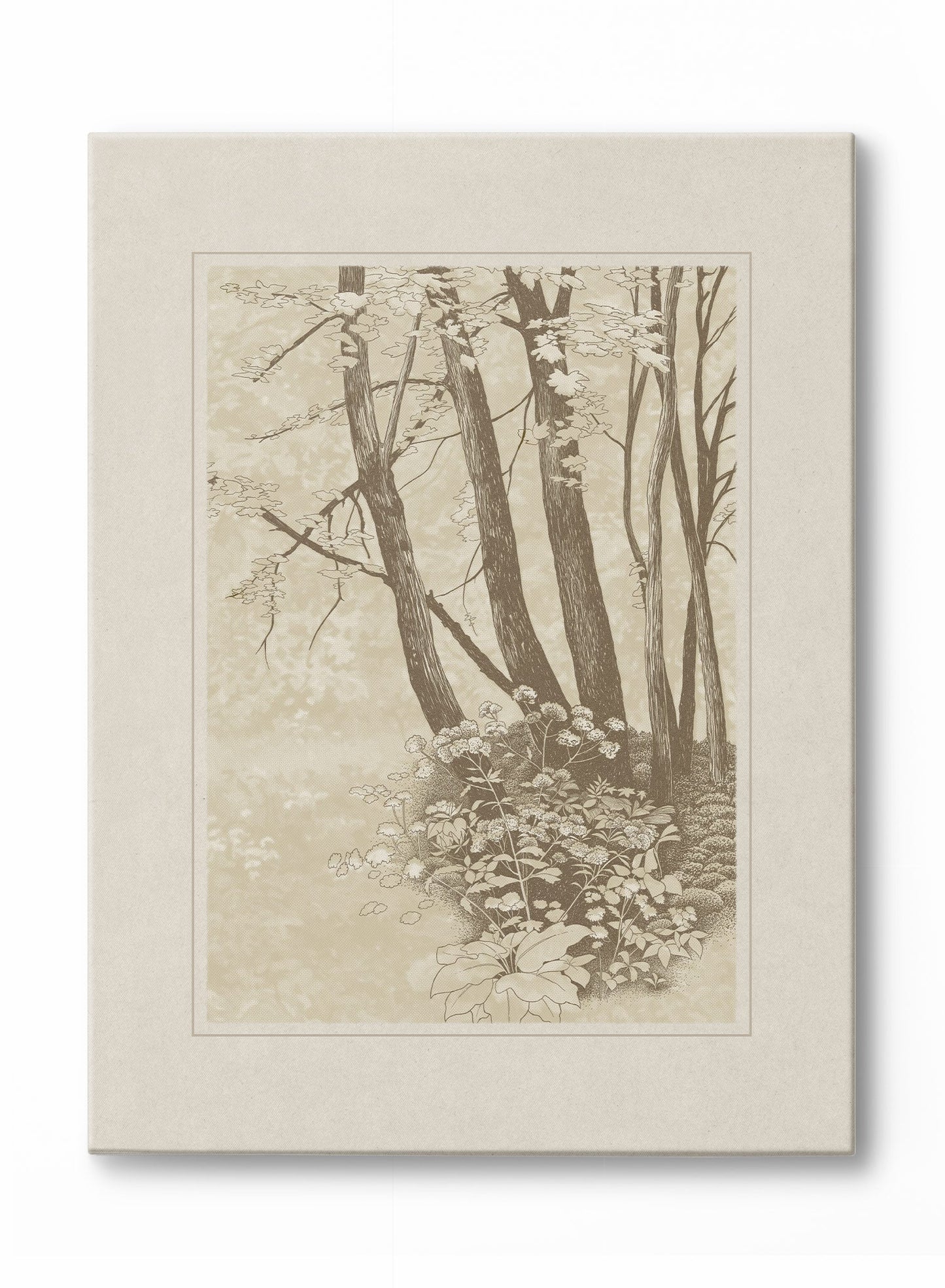 Sepia Treetops, Poster